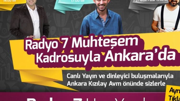 Radyo 7 Muhteşem Kadrosuyla Ankara