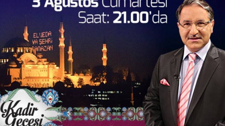 Kadir Gecesi Süleymaniye Camii' nde Radyo 7 ile kutlanıyor