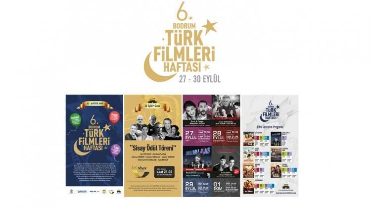 6.Bodrum Türk Filmleri Haftası başladı