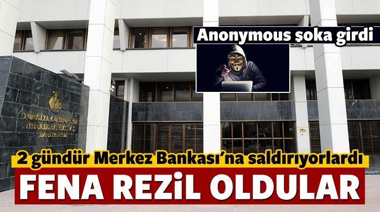 Merkez Bankası'na saldıran Anonymous'a şok sürpriz