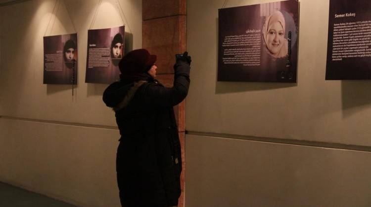 Suriye'nin Kayıp Kadınları Sergisi Açıldı