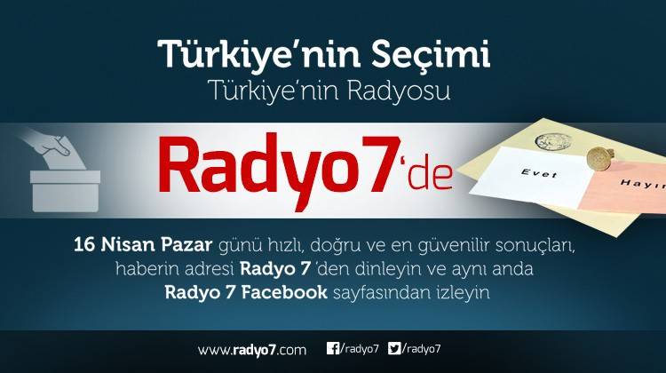 Türkiye'nin Tarih Seçiminde , Türkiye’nin Radyosu Radyo 7, Sizleri Özel Yayınına Davet Ediyor..